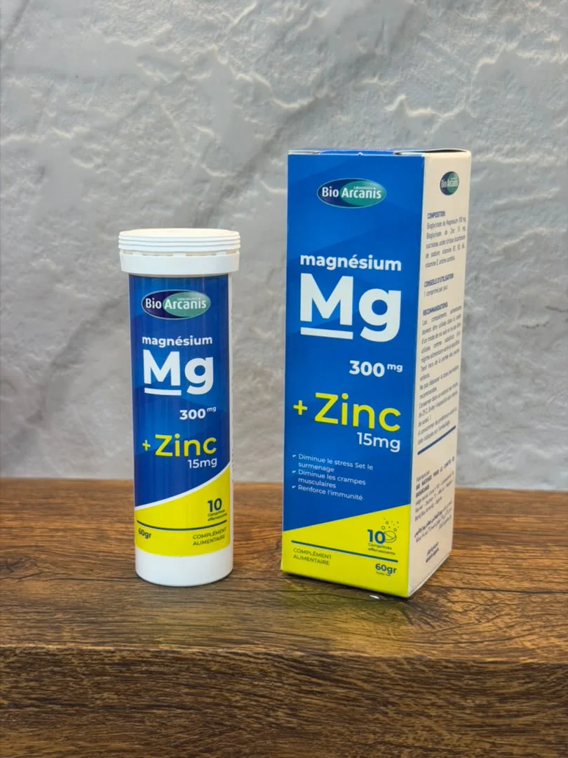 Magnésium 300 + Zinc 15 Effervescent